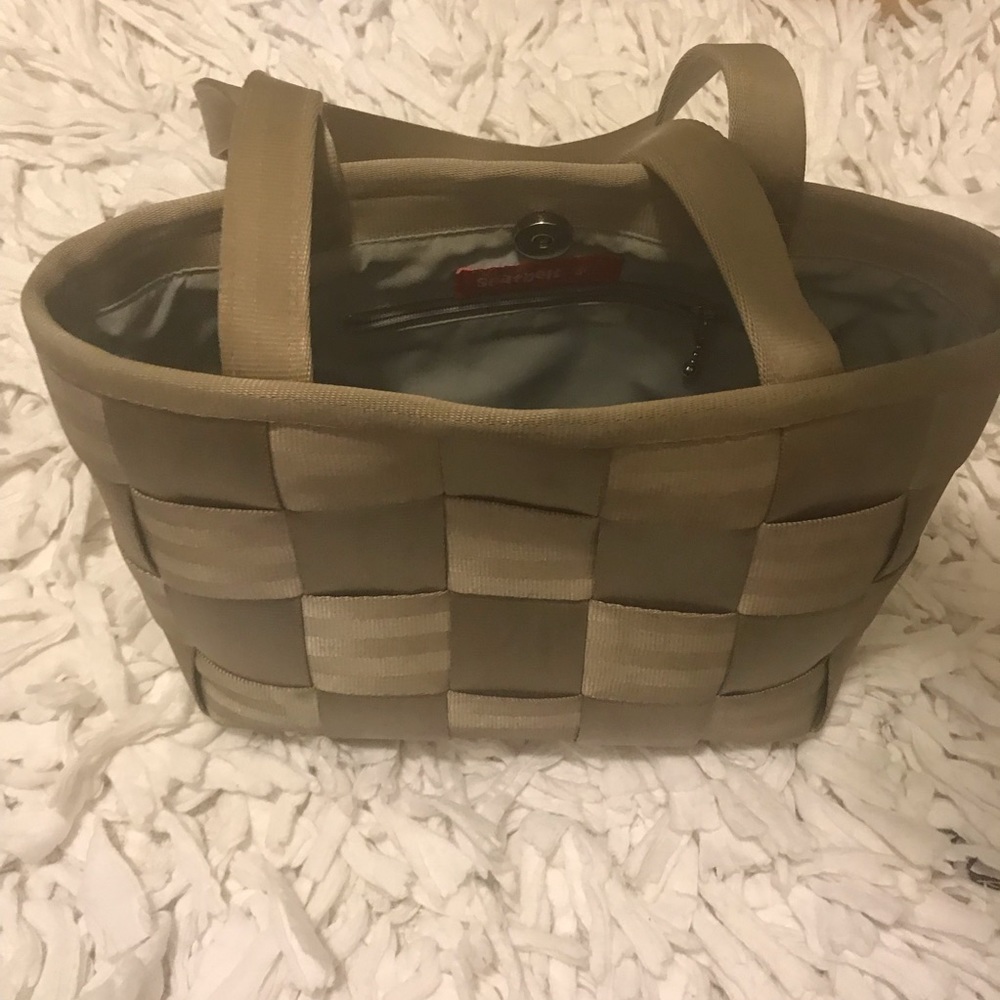 Green and Gray Geometric Tote Bag